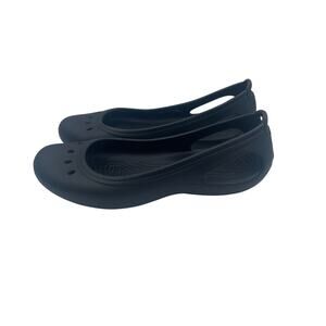 Crocs Kadee Work Flats Comfort Lightweight Cutout Shoes Womens 7